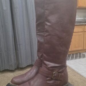 Elegant Over the Knee Brown Boots